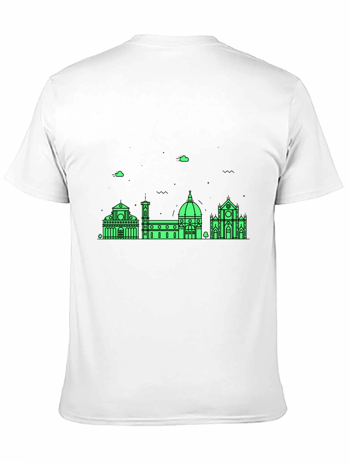 Florence Skyline Mens Graphic Tee