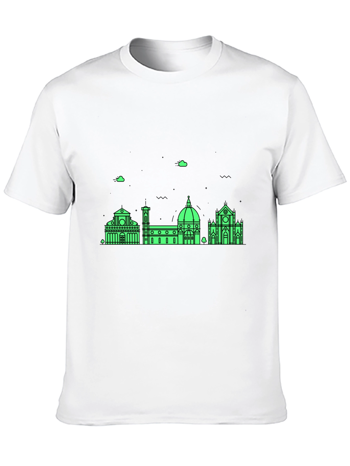 Florence Skyline Mens Graphic Tee