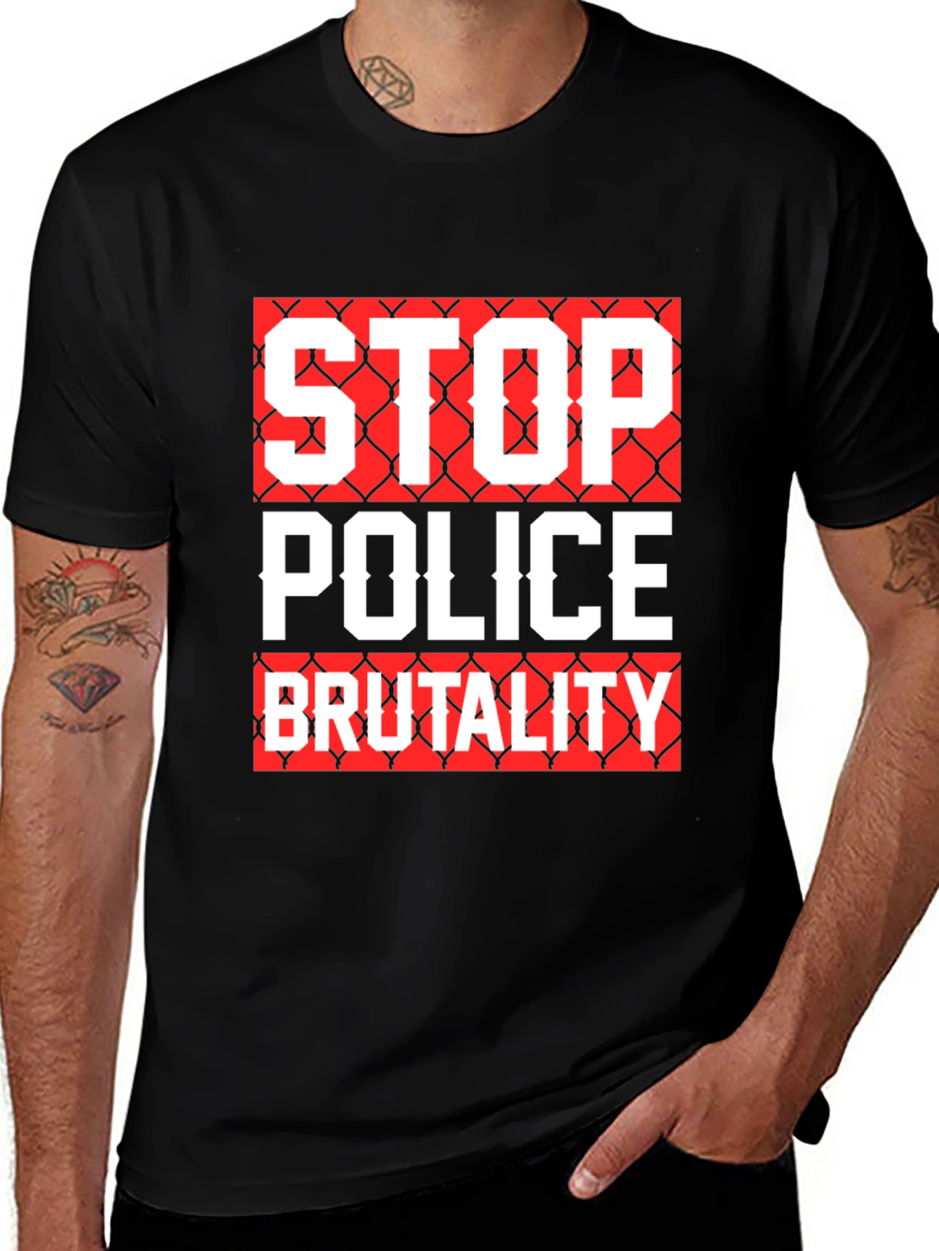Stop Police Brutality Graphic T-Shirt