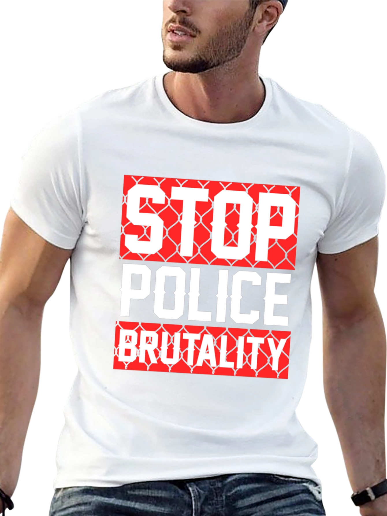 Stop Police Brutality Graphic T-Shirt