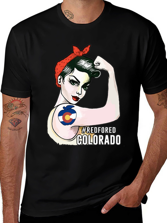 Colorado Rosie the Riveter Graphic T-Shirt