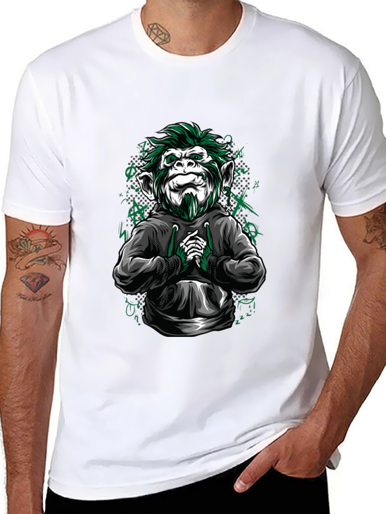 Urban Monkey Graphic Tee - Cool & Edgy Design