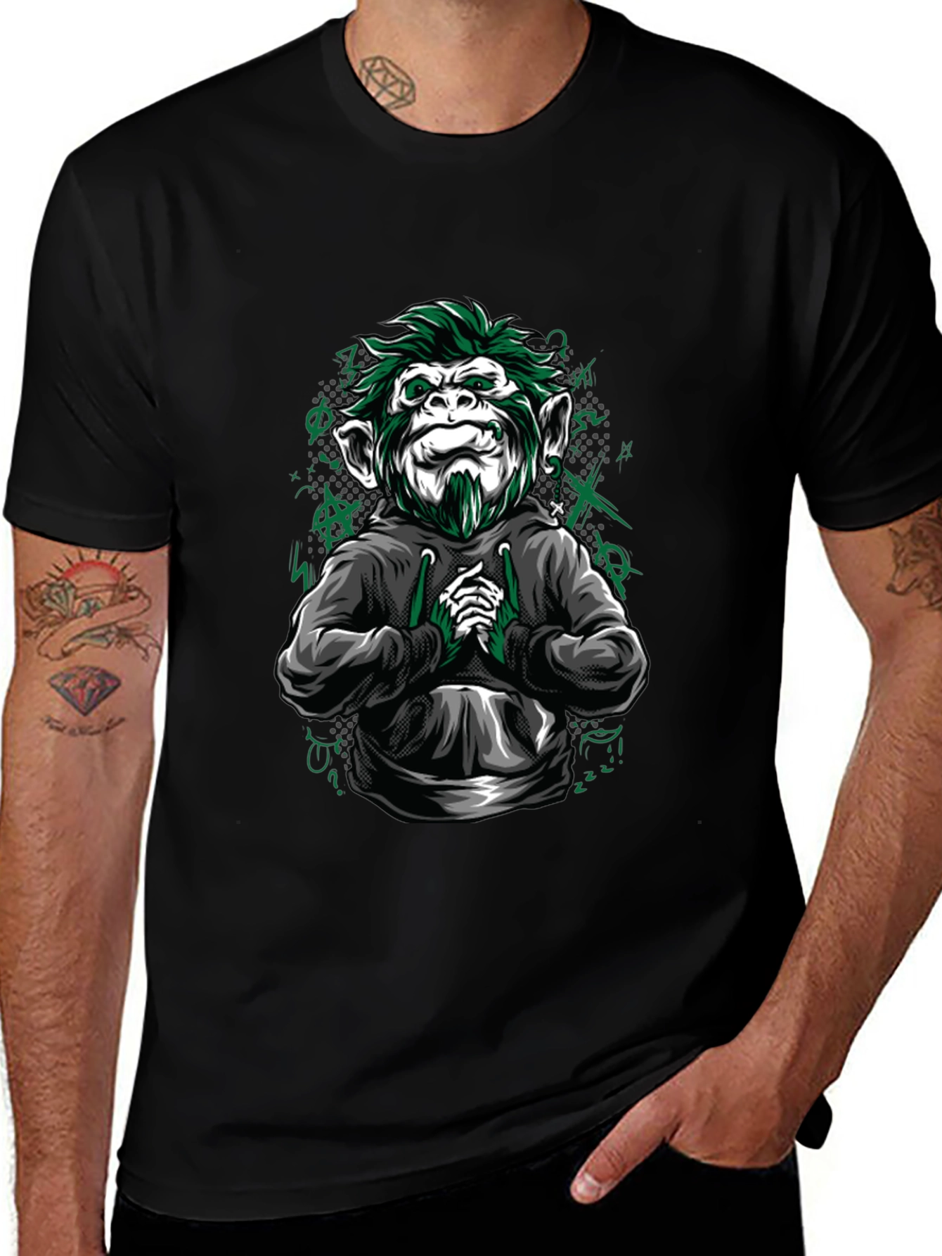 Urban Monkey Graphic Tee - Cool & Edgy Design