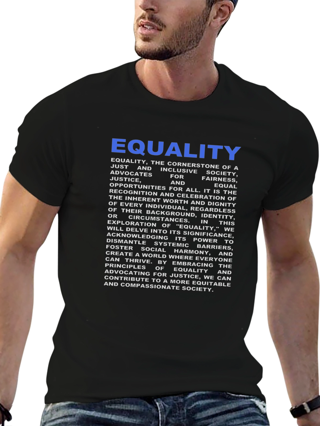 Equality Graphic T-Shirt - Stand for Justice
