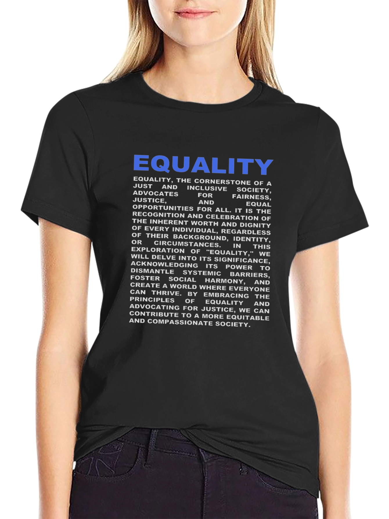 Equality Graphic T-Shirt - Stand for Justice