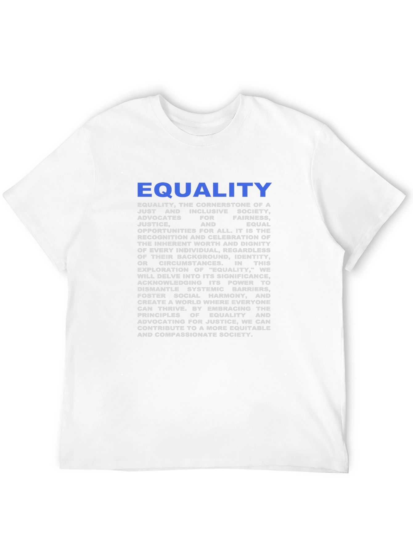 Equality Graphic T-Shirt - Stand for Justice