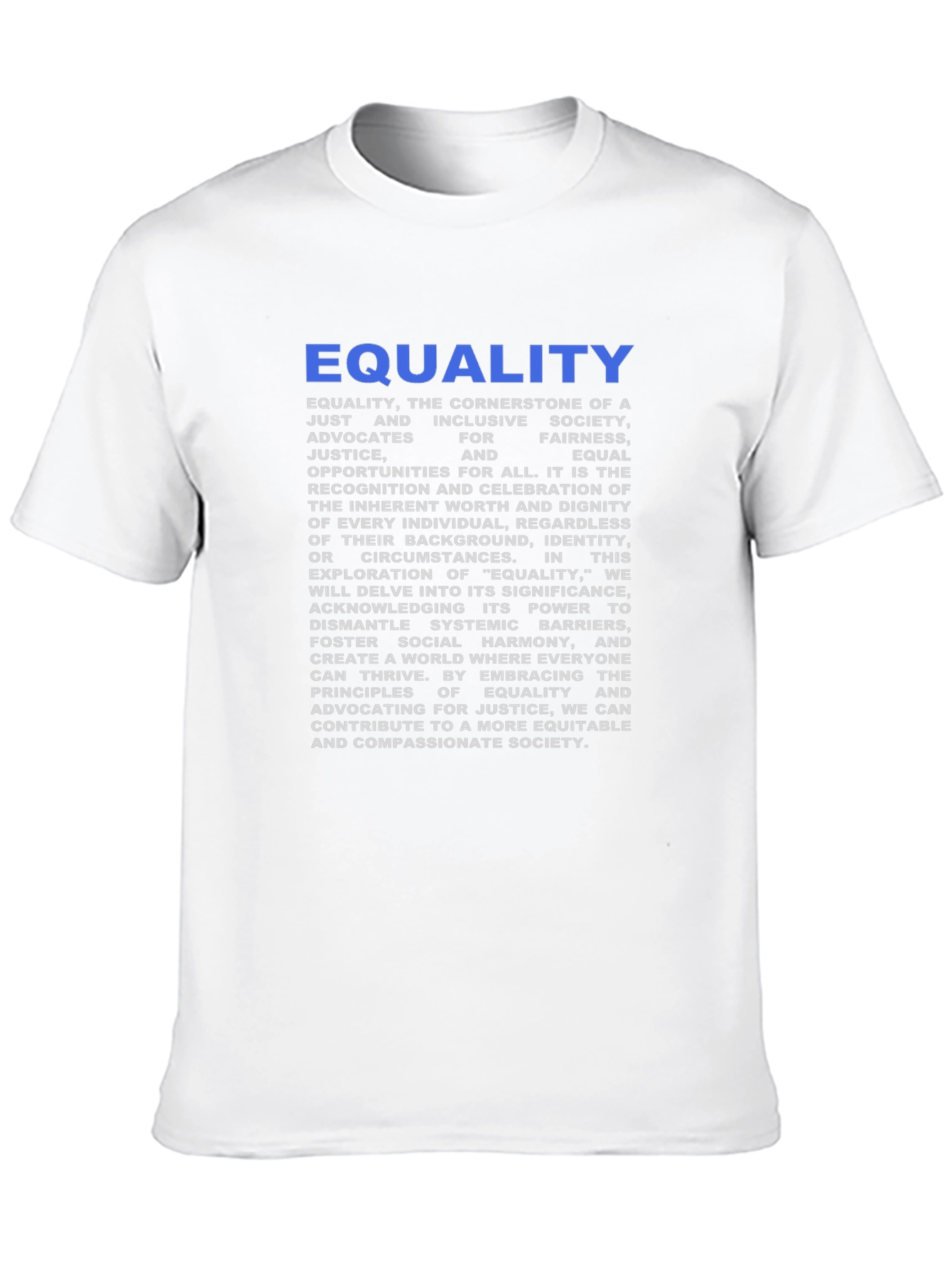 Equality Graphic T-Shirt - Stand for Justice