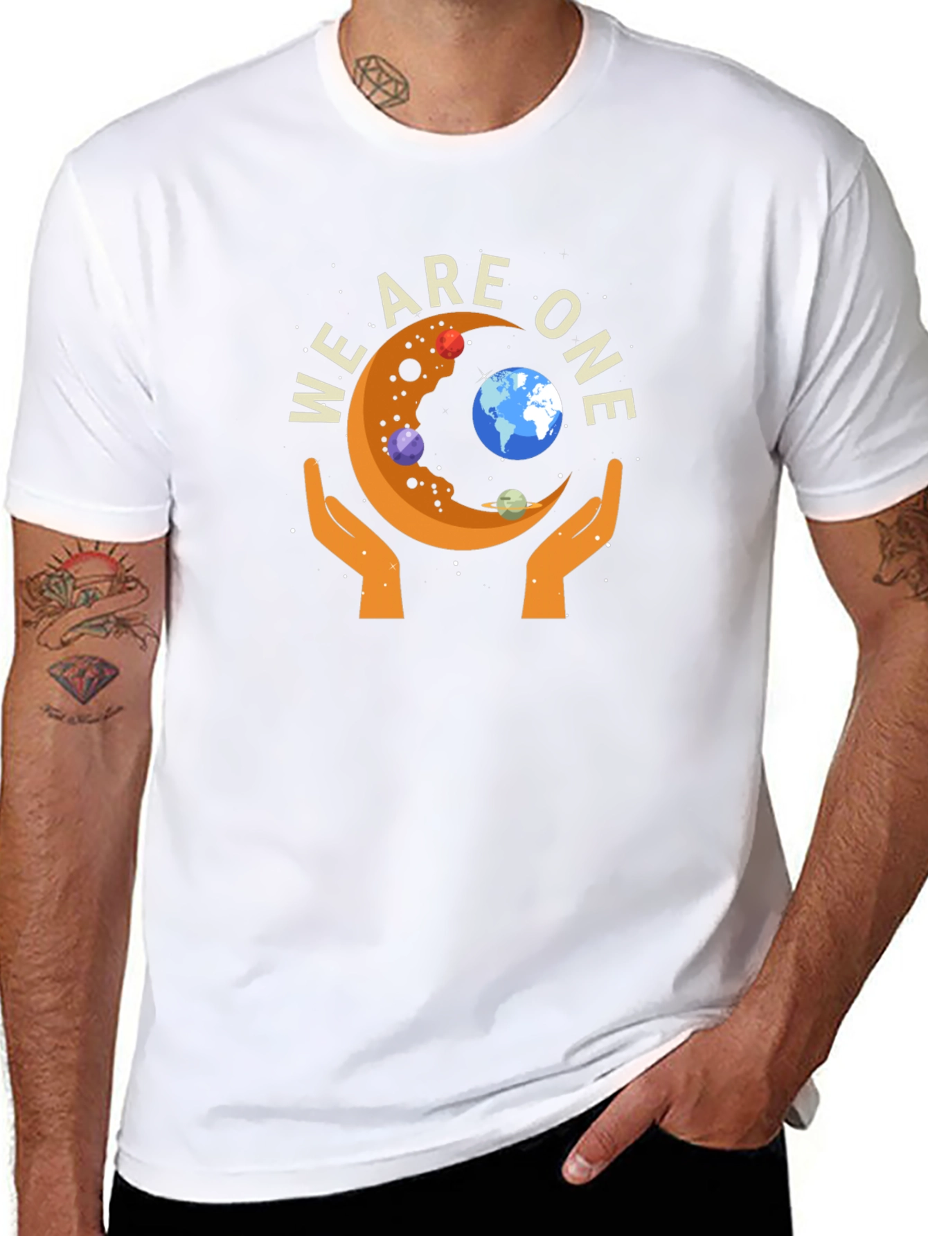 We Are One T-Shirt - Earth Love Graphic Tee