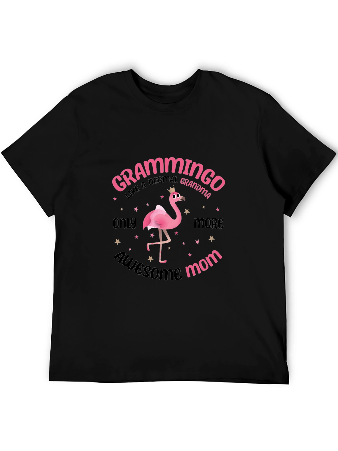 Grammingo Awesome Mom T-Shirt Flamingo Grandma Tee