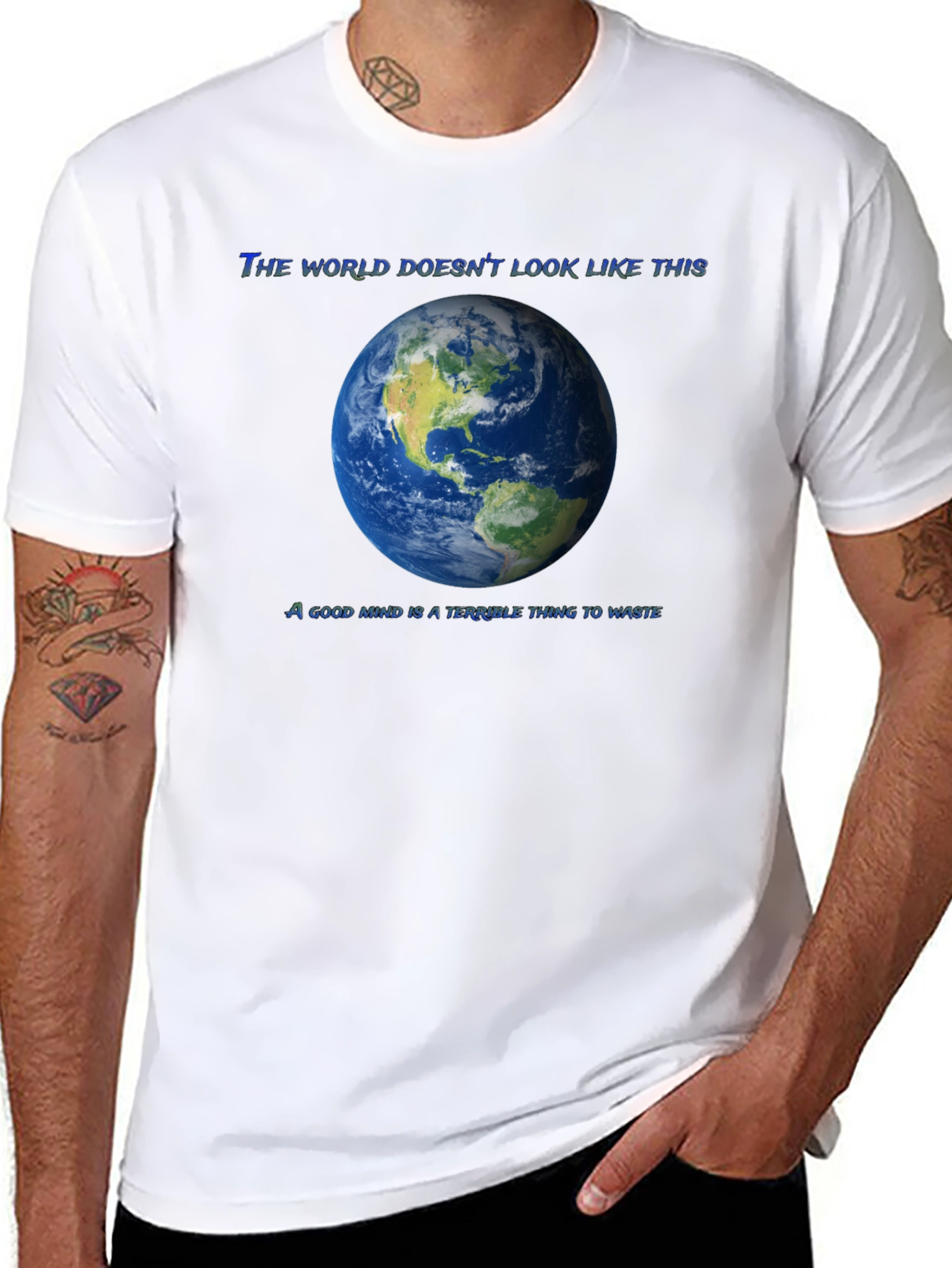 Earth Graphic T-Shirt - Waste a Good Mind