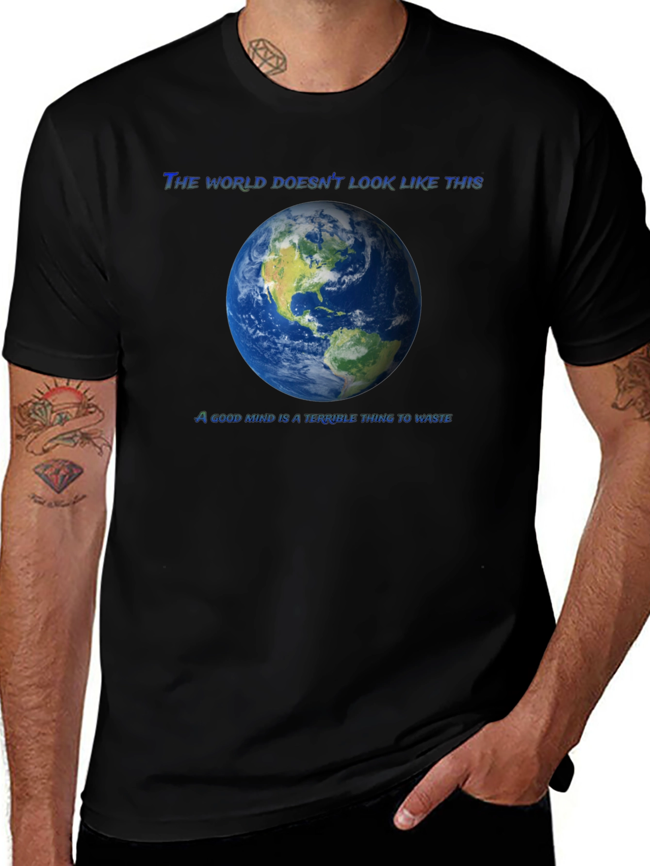Earth Graphic T-Shirt - Waste a Good Mind