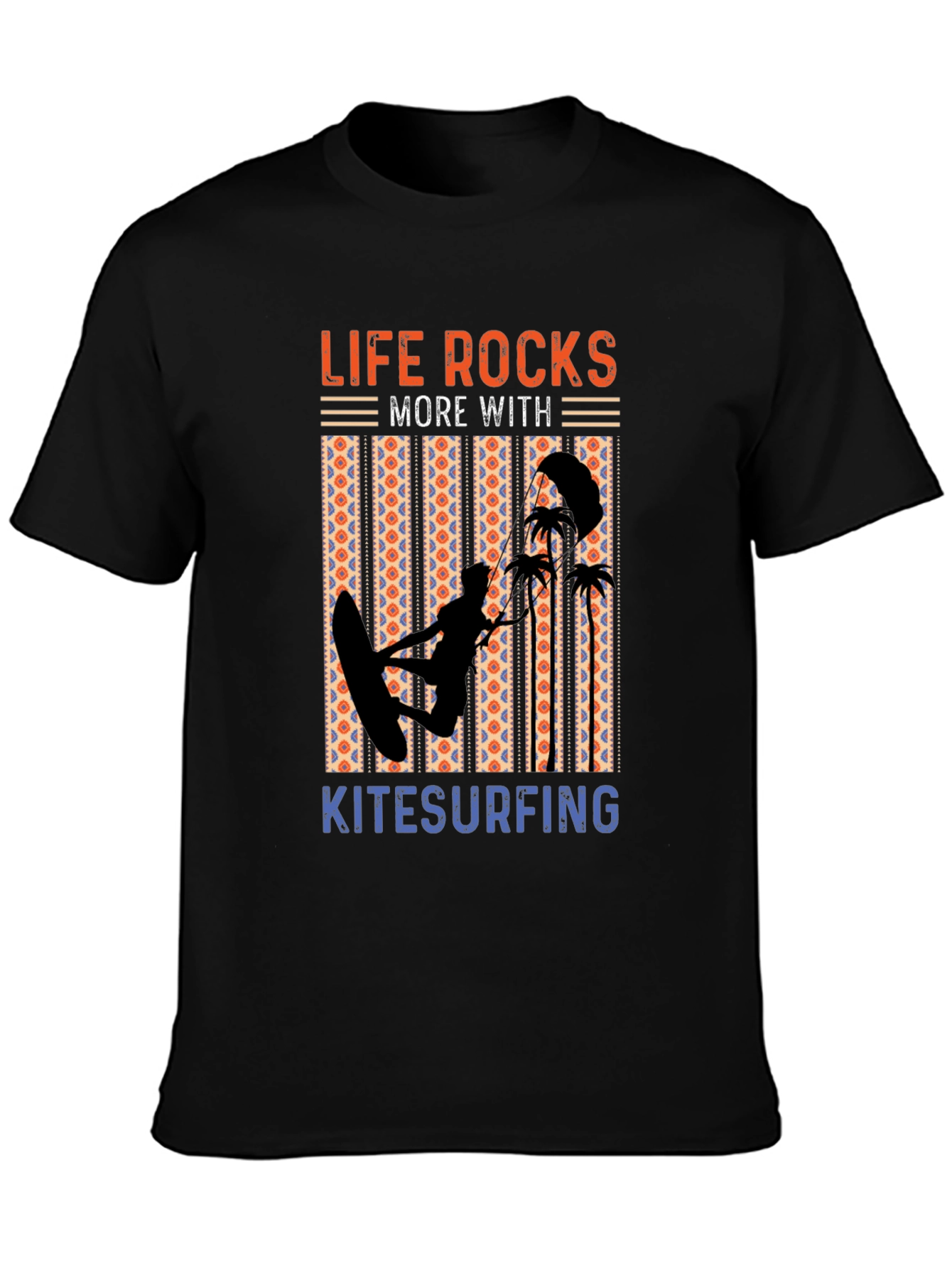 Life Rocks Kitesurfing Graphic Tee