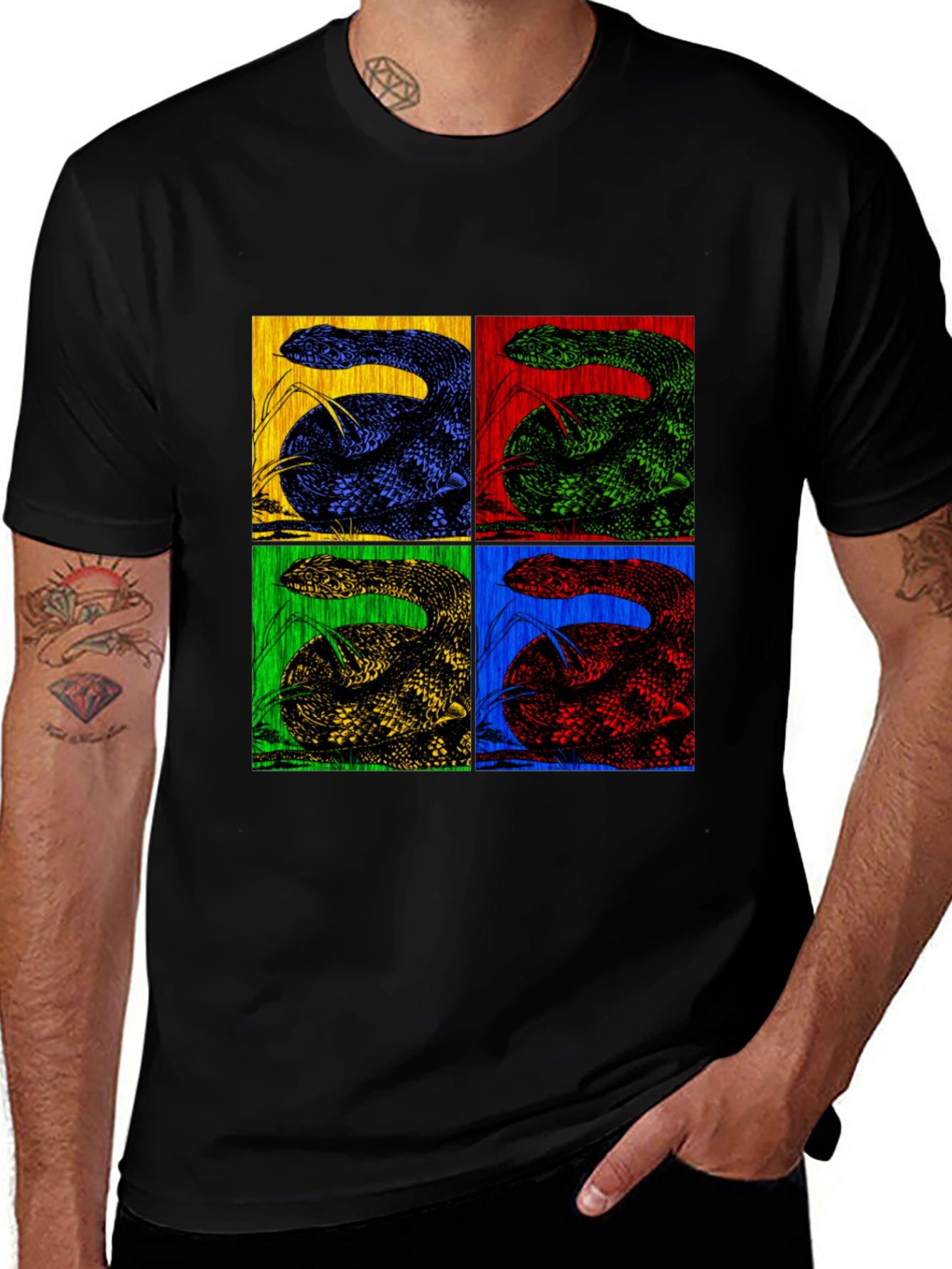 Retro Pop Art Snake T-Shirt