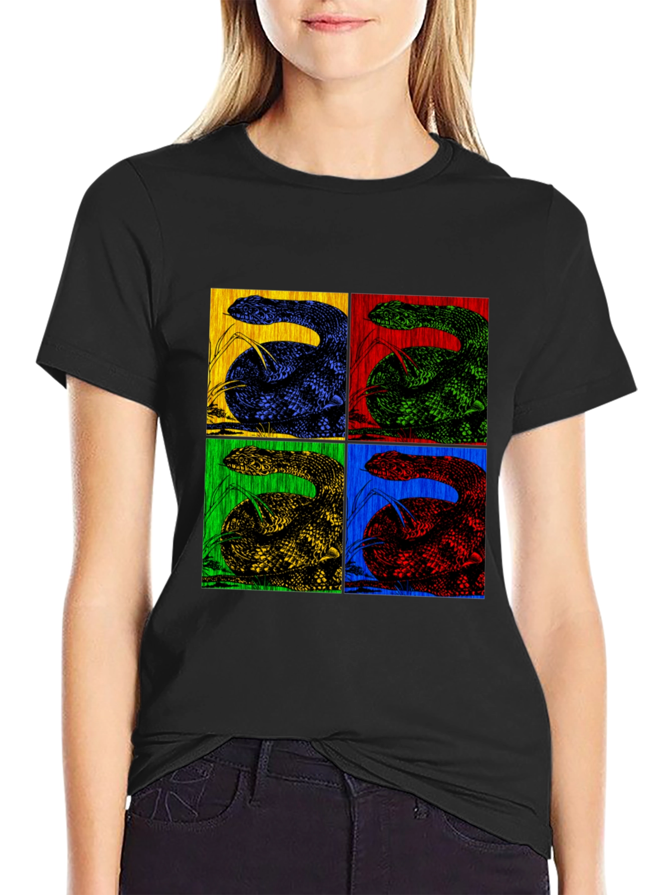 Retro Pop Art Snake T-Shirt