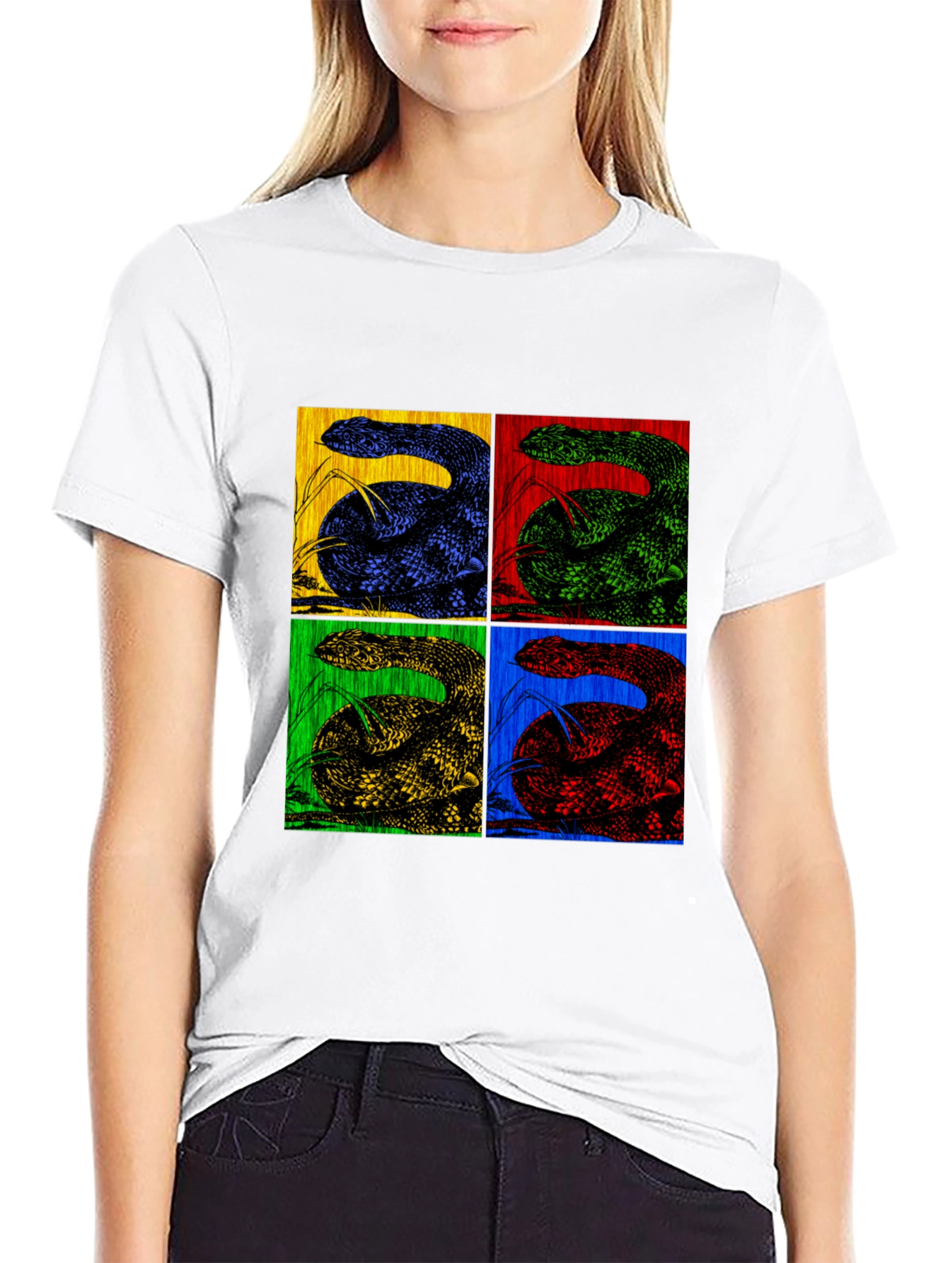 Retro Pop Art Snake T-Shirt
