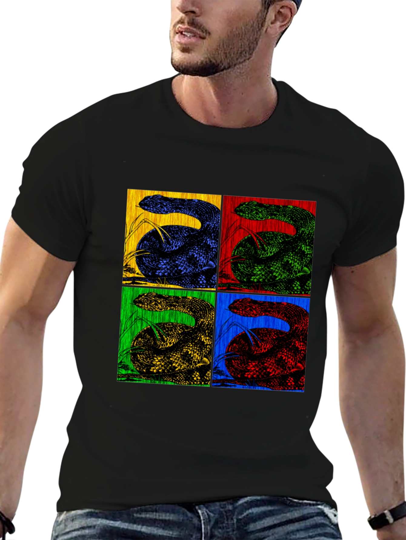 Retro Pop Art Snake T-Shirt
