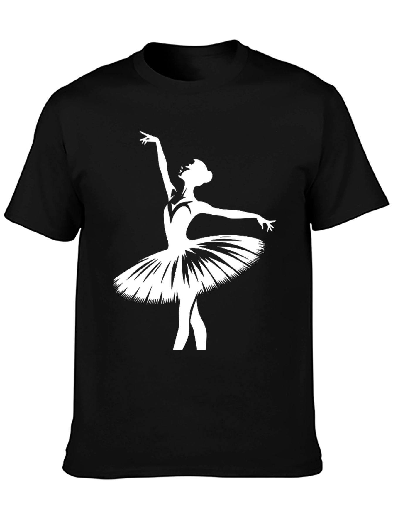 Ballerina Graphic Black T-Shirt