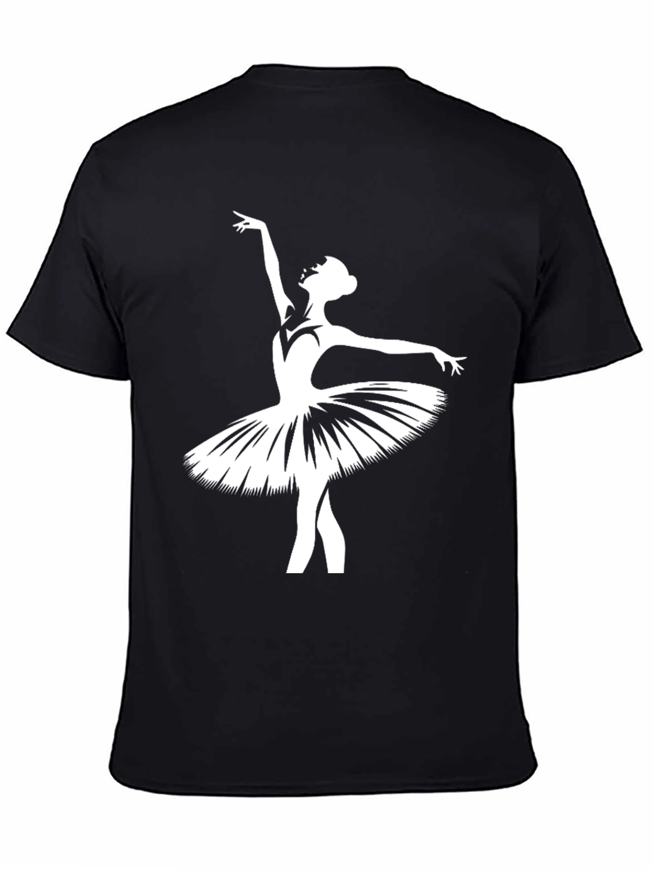Ballerina Graphic Black T-Shirt