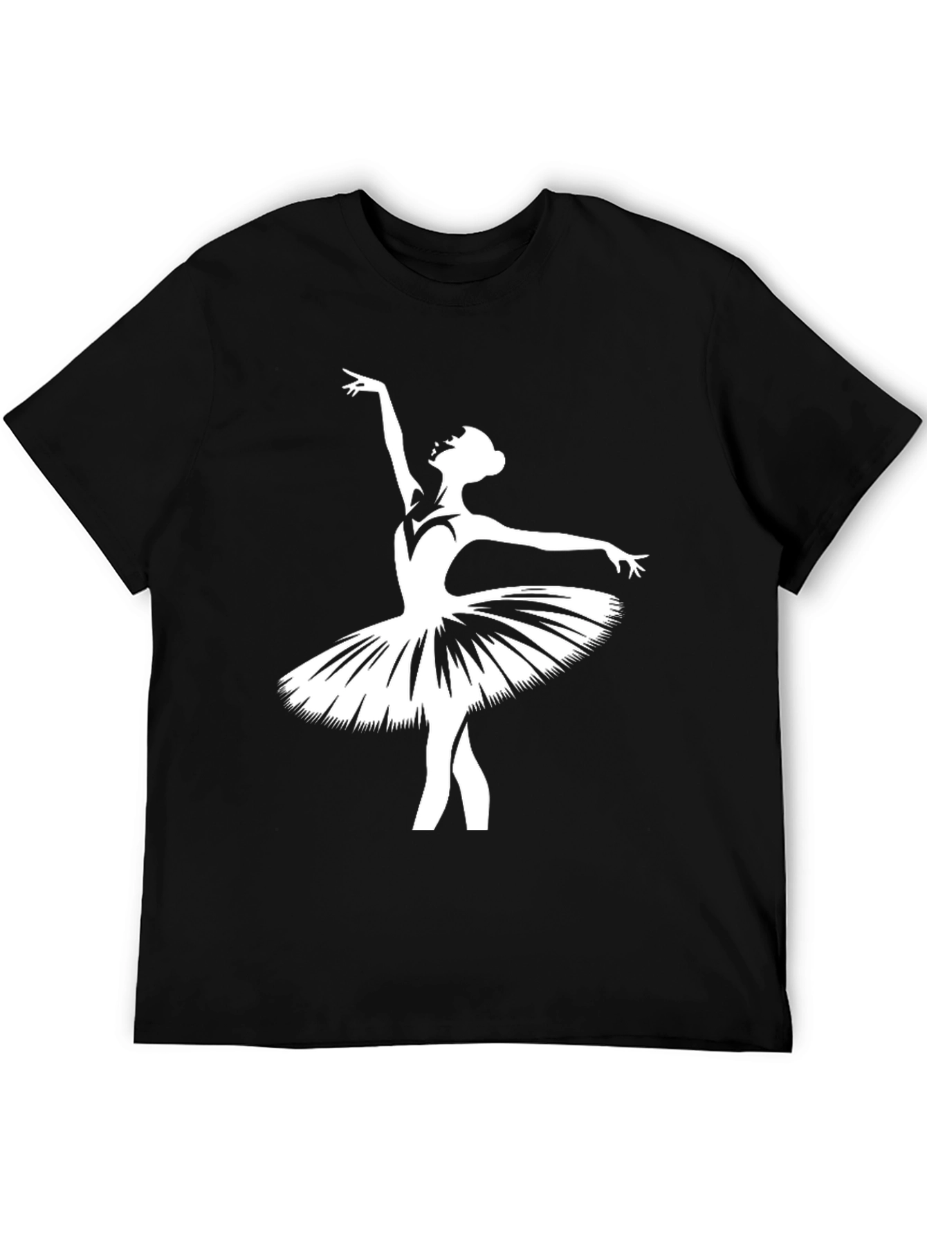 Ballerina Graphic Black T-Shirt