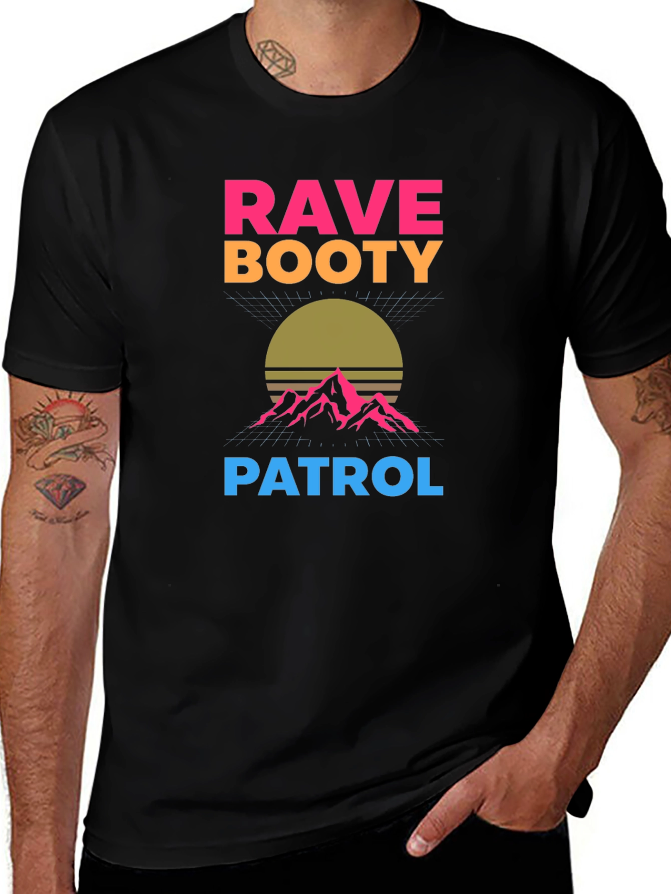 Rave Booty Patrol Graphic T-Shirt