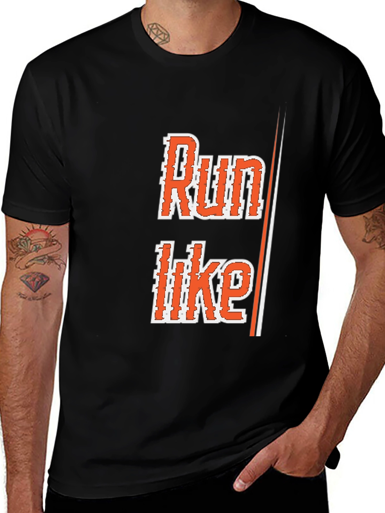Run Like T-Shirt - Black