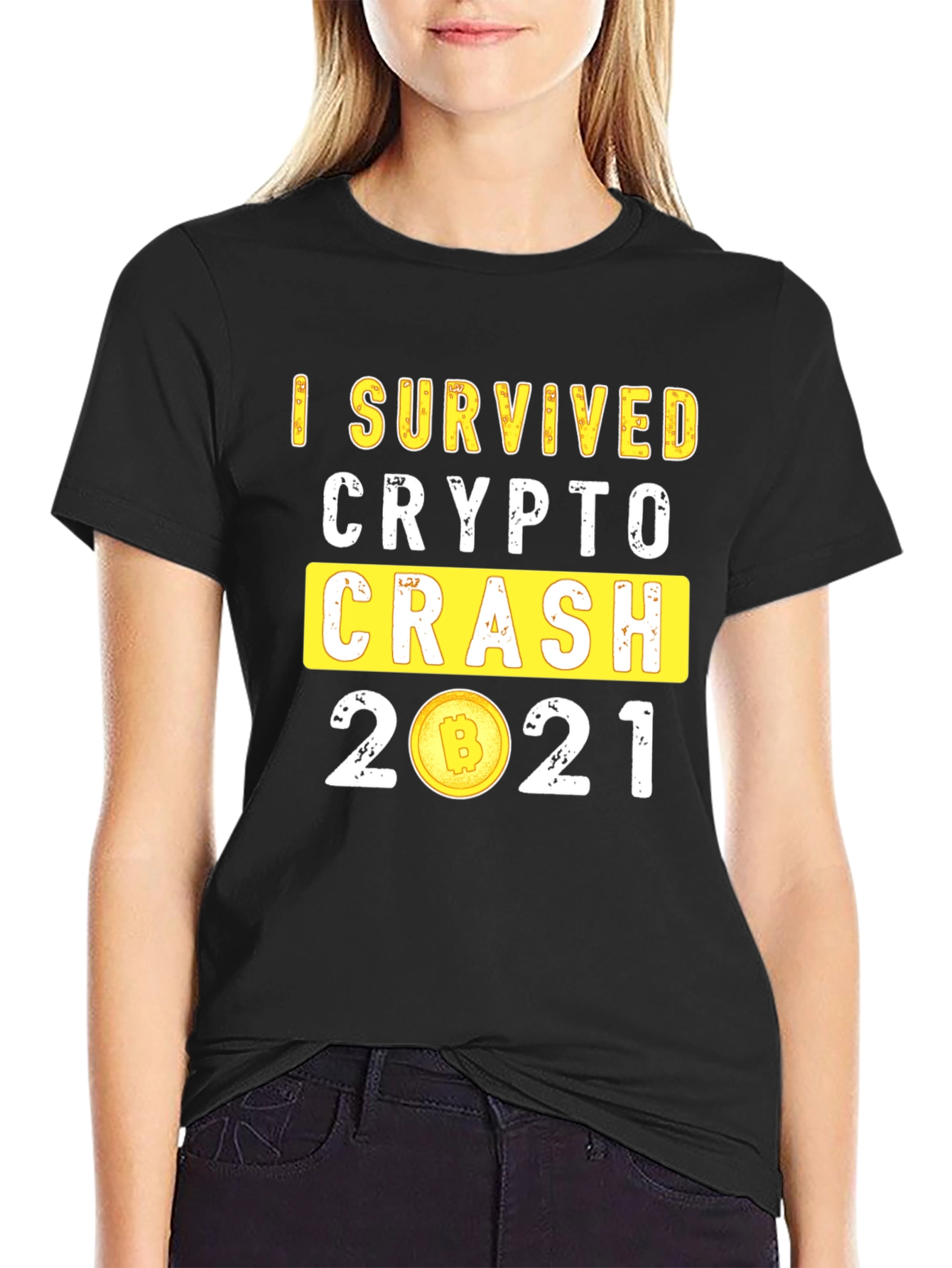 I Survived Crypto Crash 2021 T-Shirt