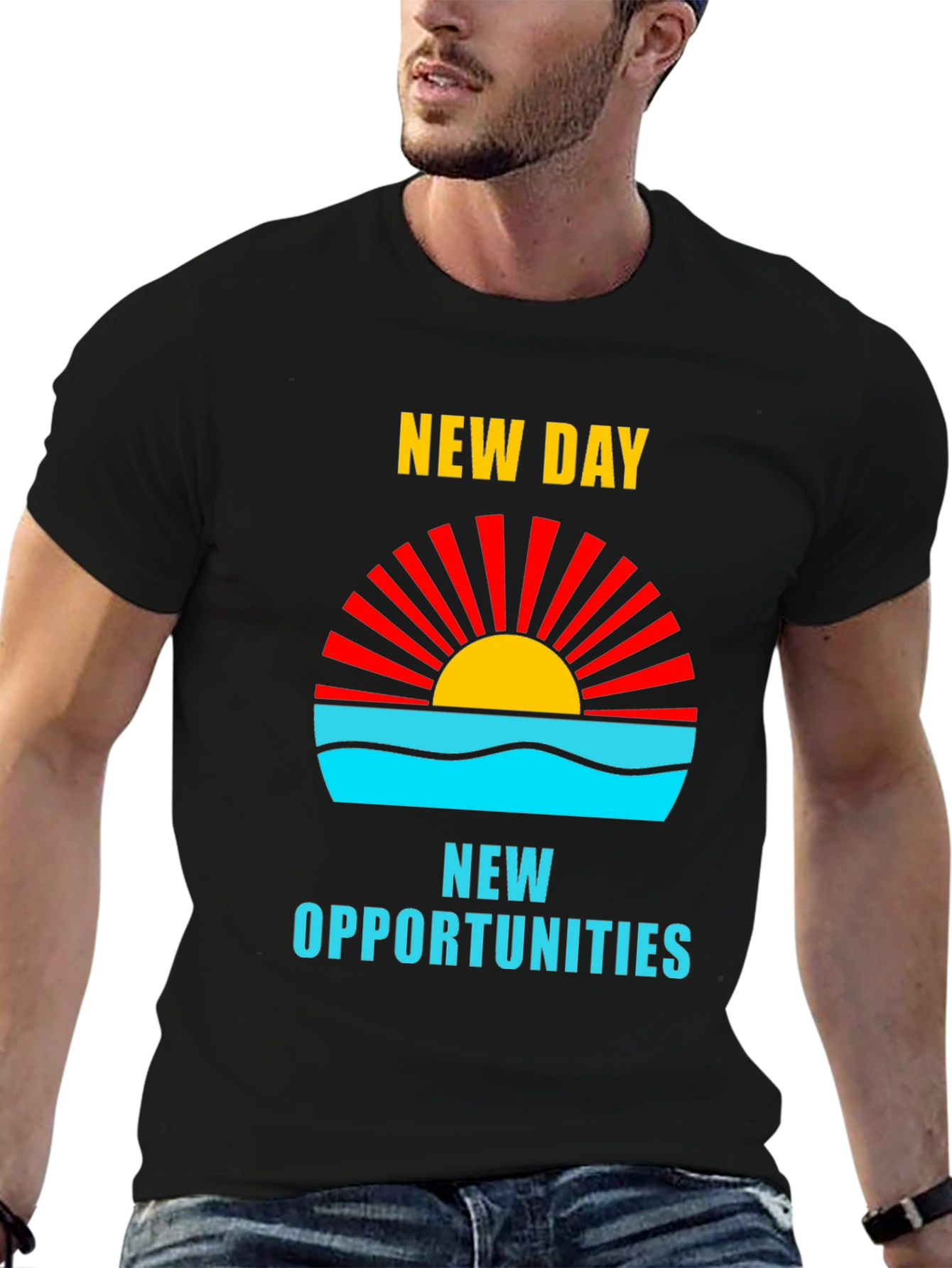 New Day New Opportunities Graphic Tee