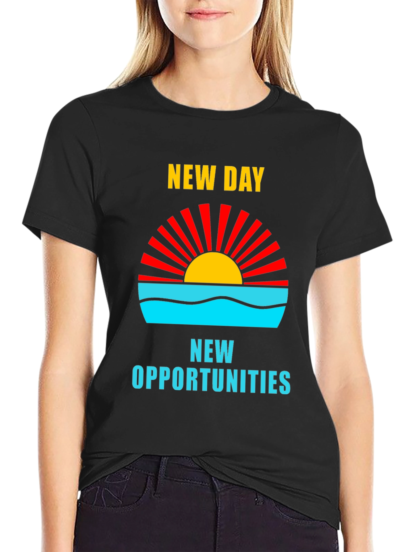 New Day New Opportunities Graphic Tee