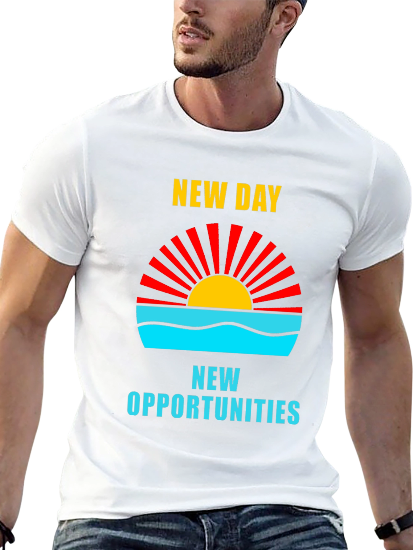 New Day New Opportunities Graphic Tee