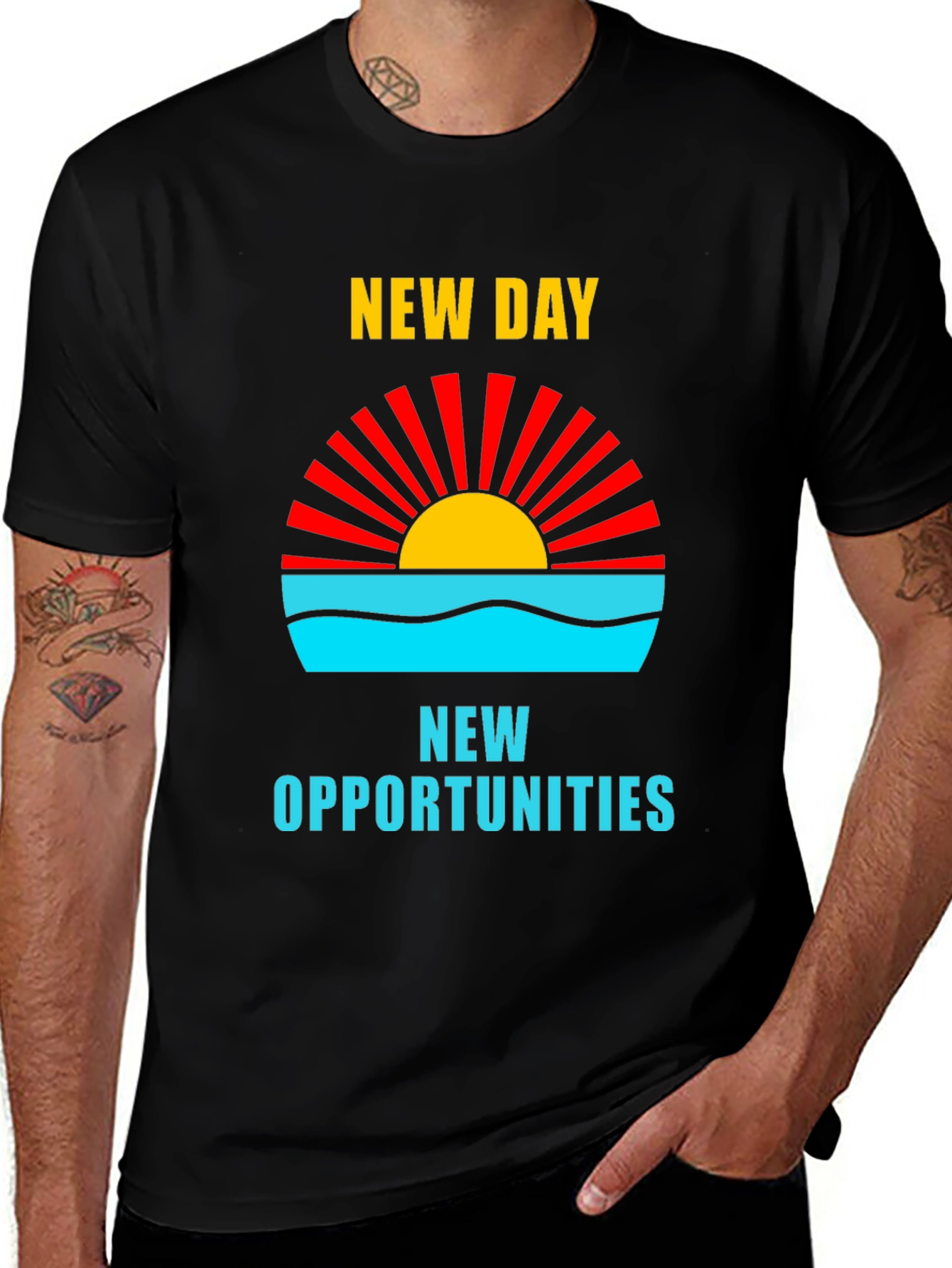 New Day New Opportunities Graphic Tee