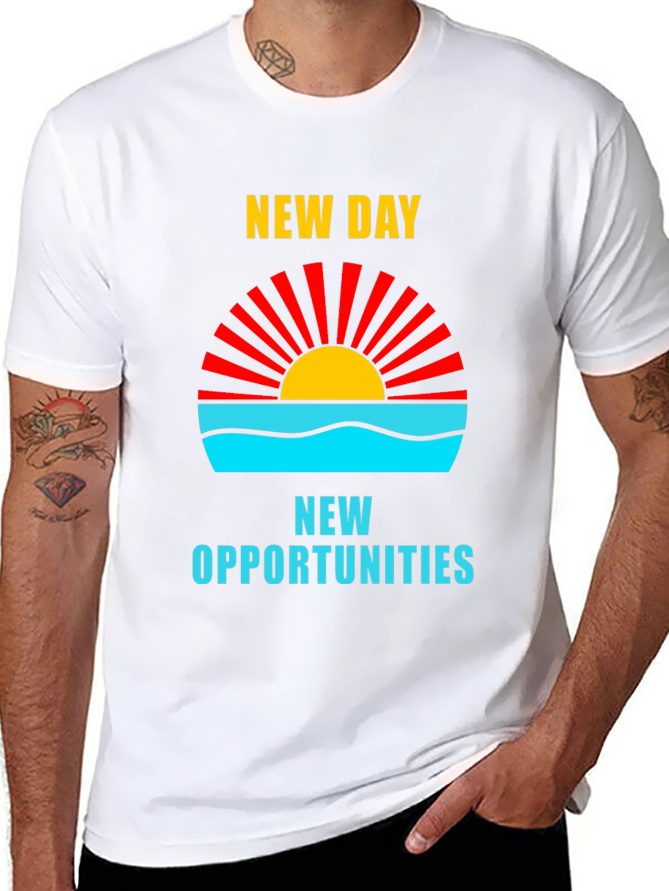 New Day New Opportunities Graphic Tee