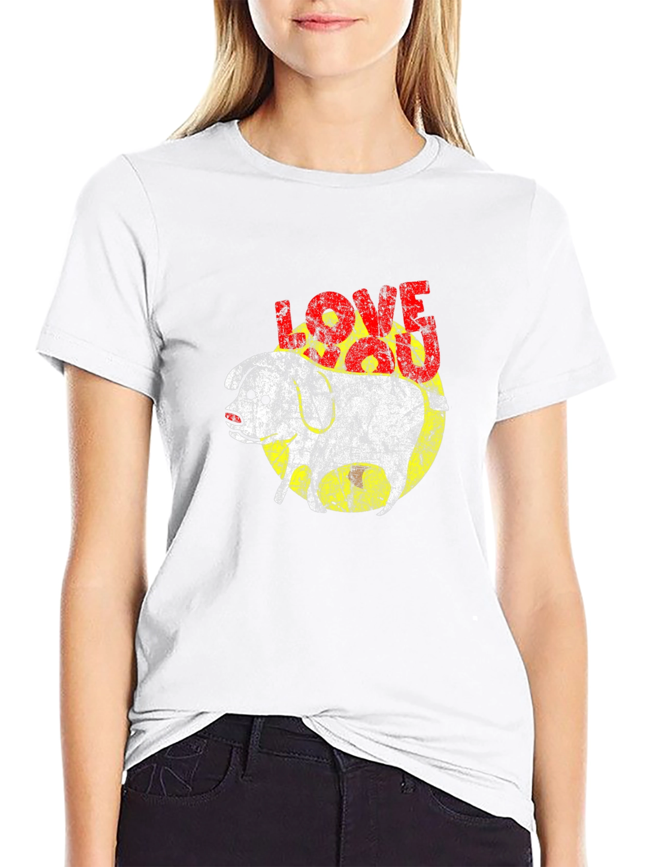 Love You Dog Graphic Tee