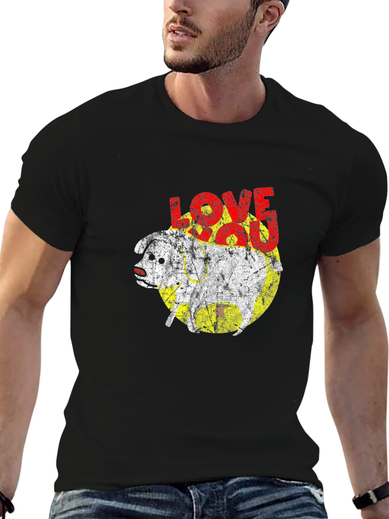 Love You Dog Graphic Tee