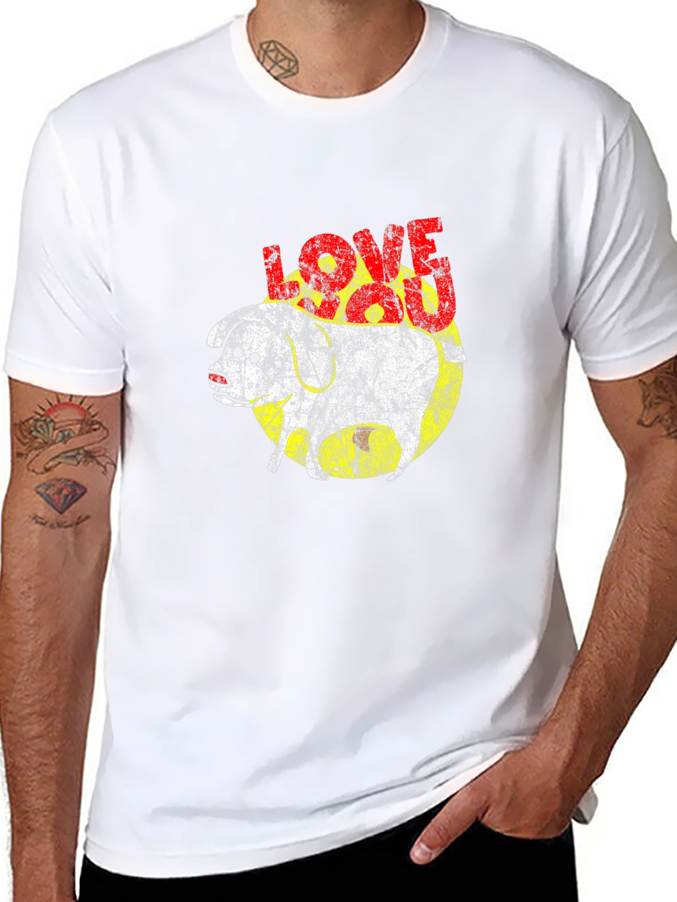 Love You Dog Graphic Tee