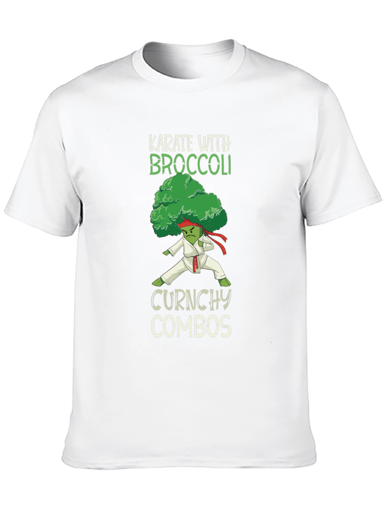 Karate Broccoli Funny T-Shirt