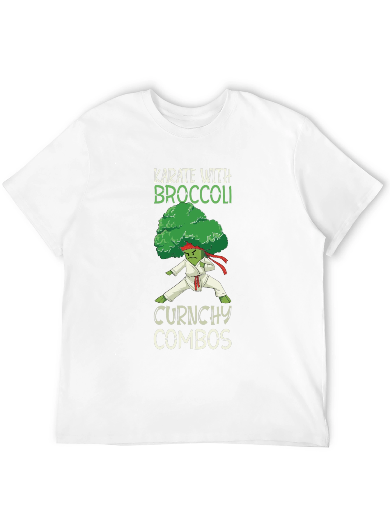 Karate Broccoli Funny T-Shirt
