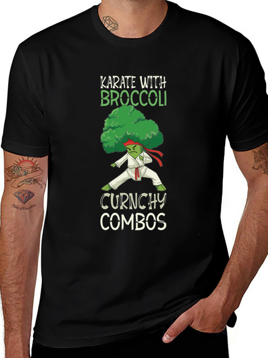 Karate Broccoli Funny T-Shirt
