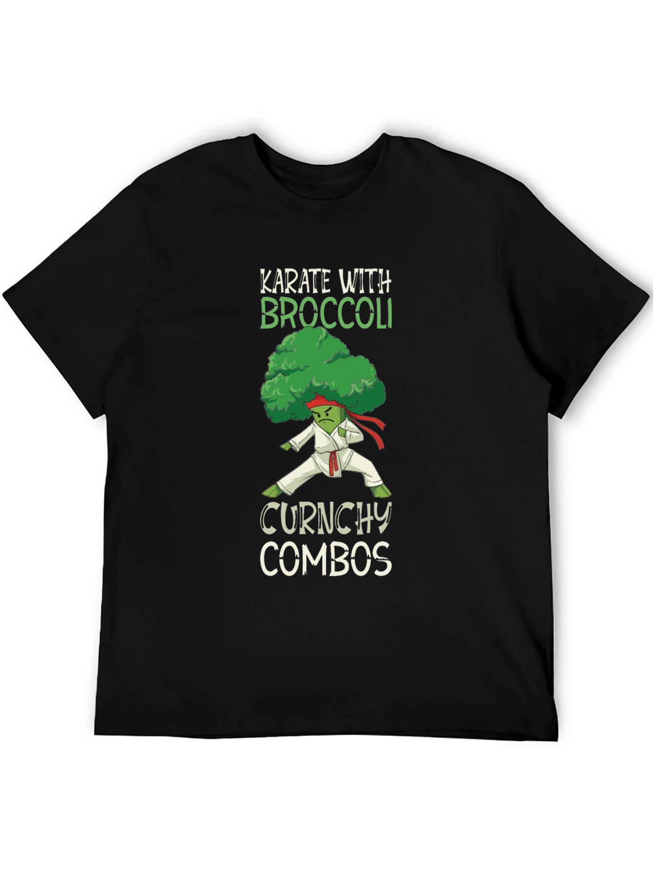 Karate Broccoli Funny T-Shirt
