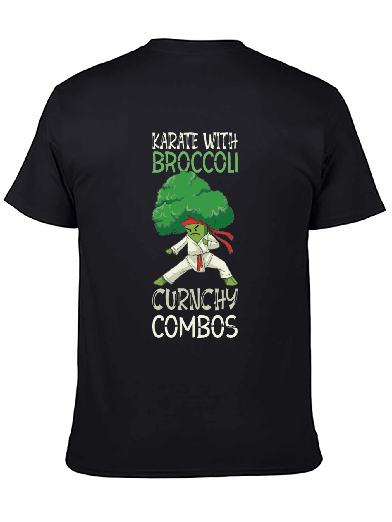 Karate Broccoli Funny T-Shirt