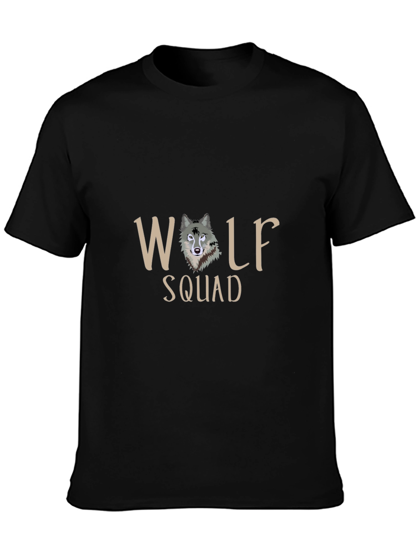 Wolf Squad Graphic Tee - Black