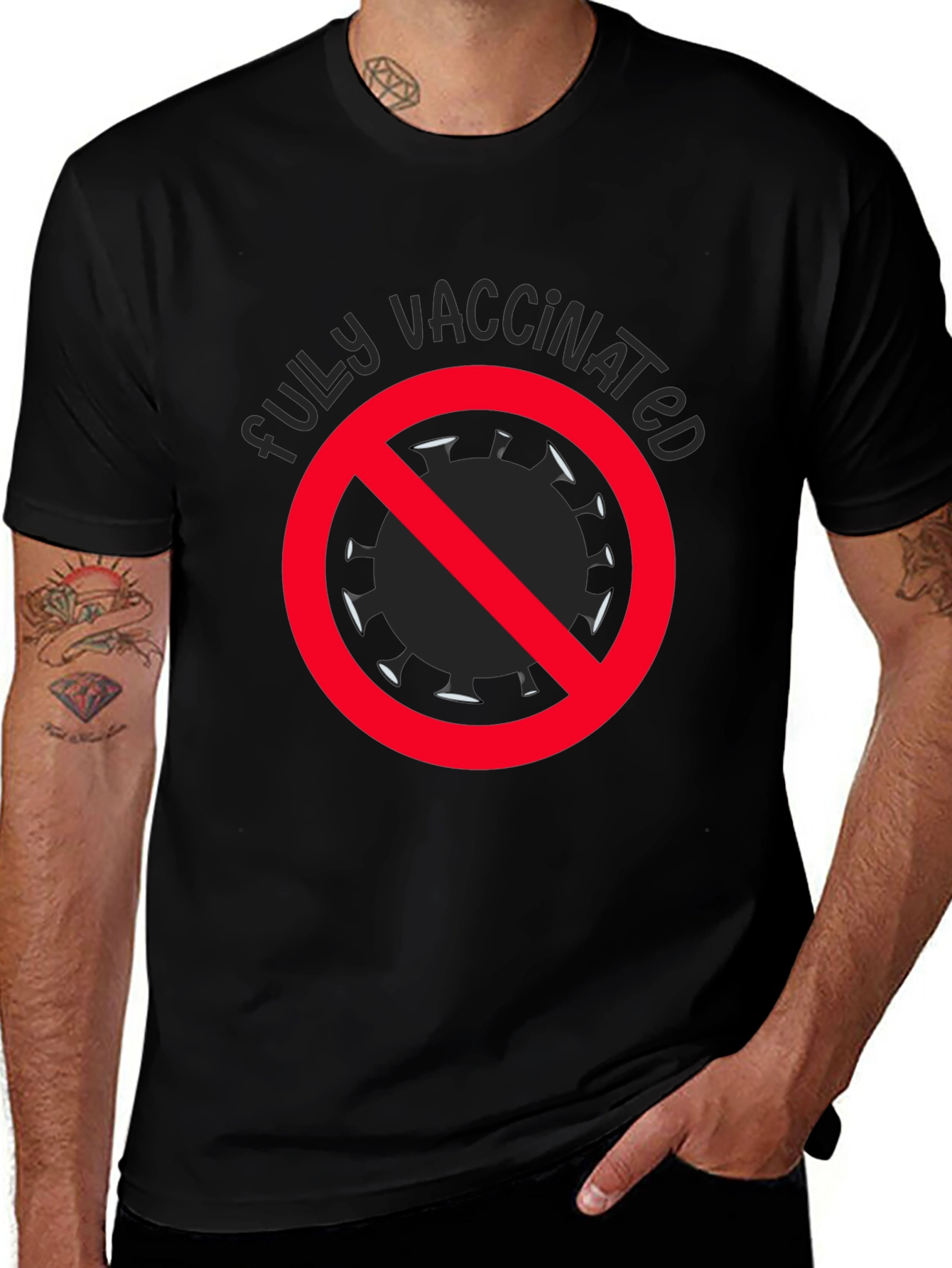 Fully Vaccinated T-Shirt - Anti-Virus Graphic Tee