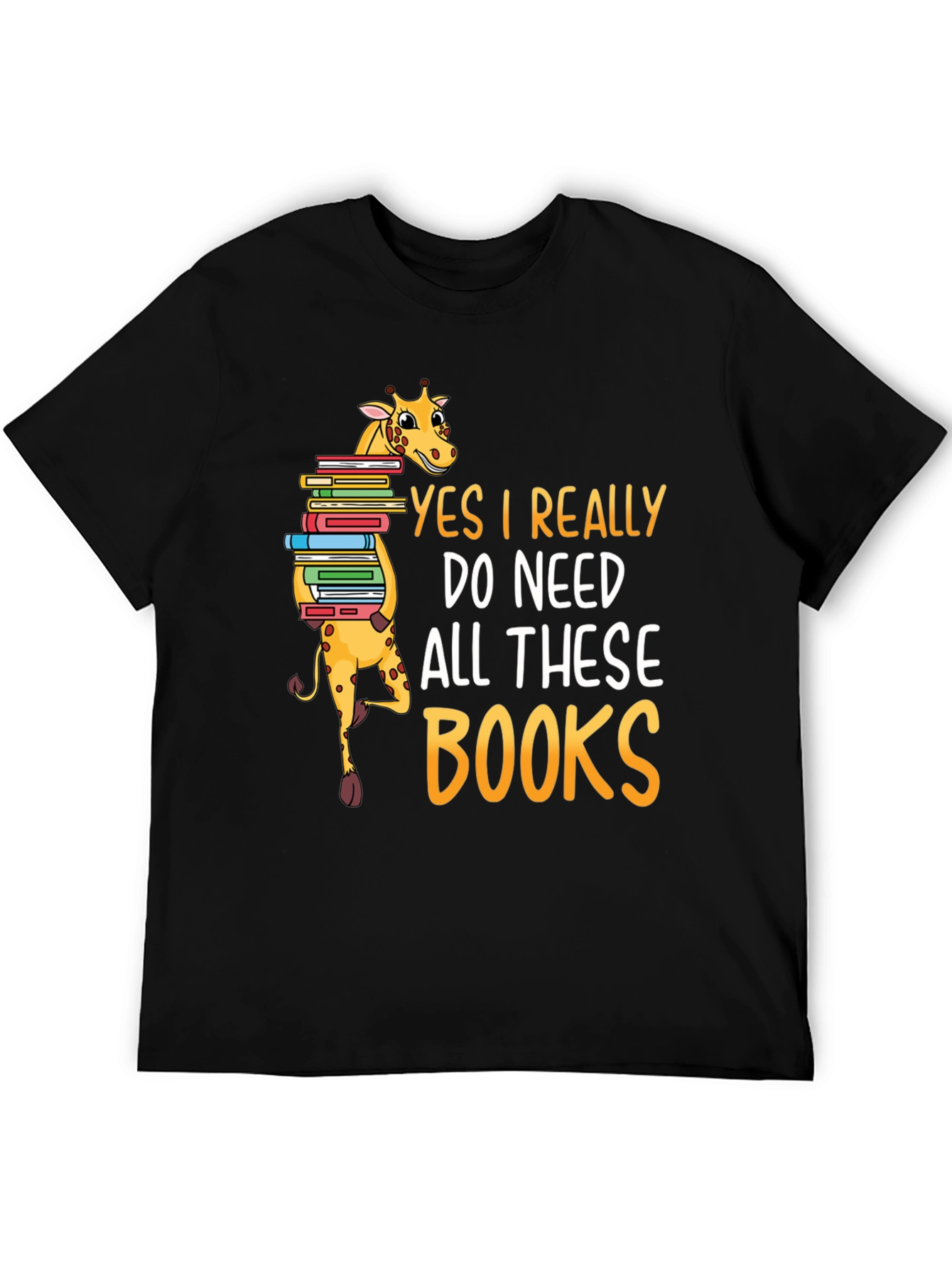 Giraffe Books Lover T-Shirt