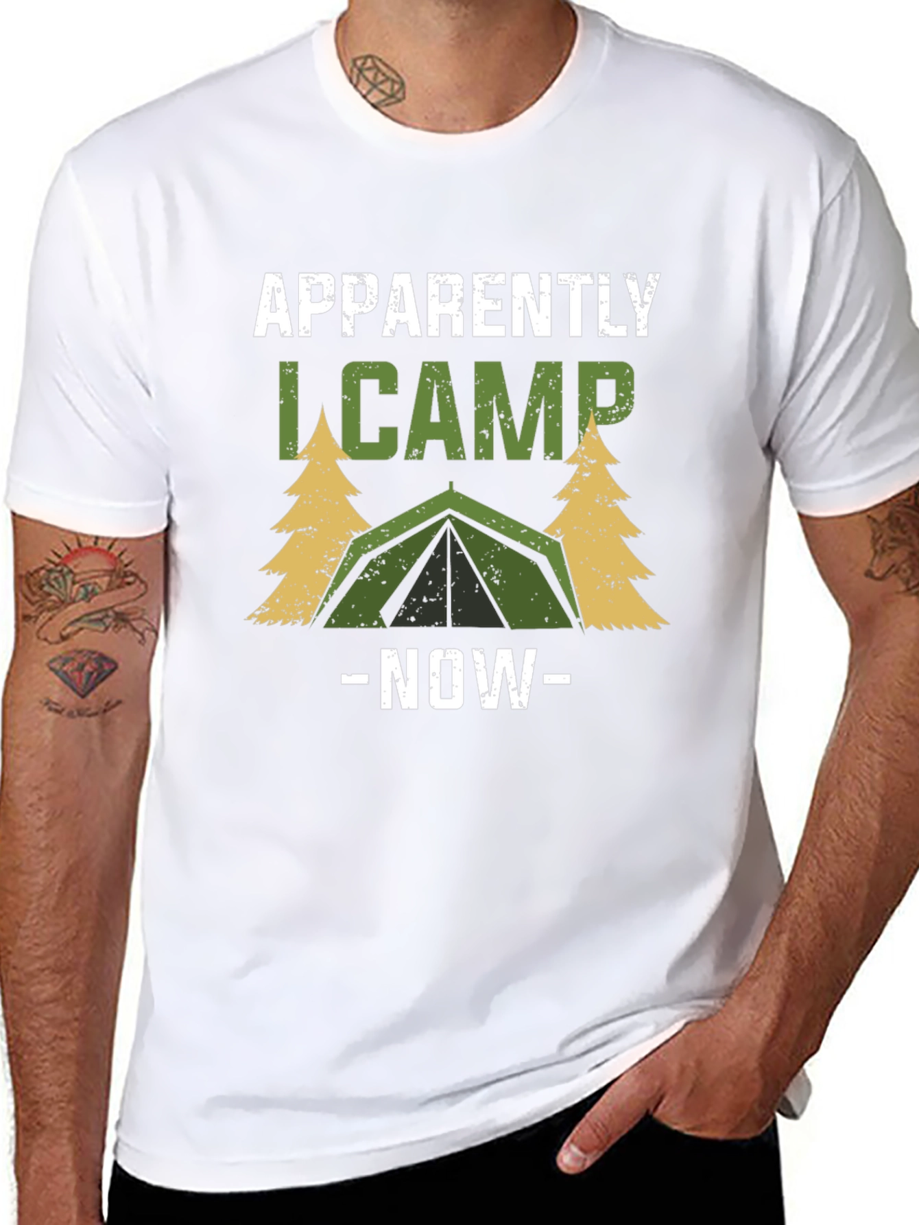 Apparently I Camp Now - Camping T-Shirt