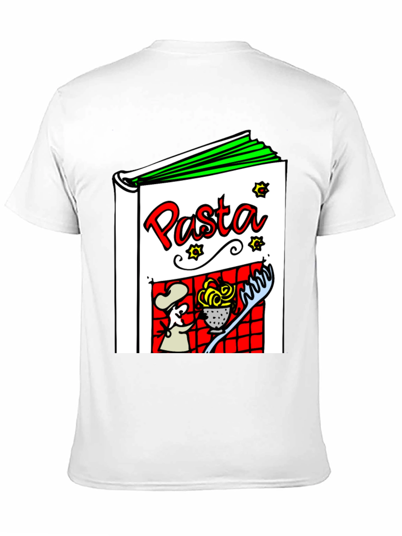 Pasta Cookbook Graphic T-Shirt - Unisex
