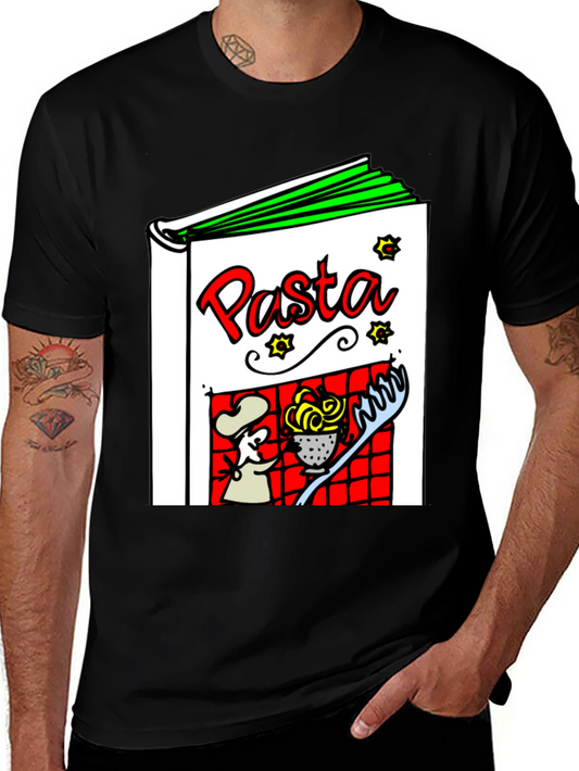 Pasta Cookbook Graphic T-Shirt - Unisex