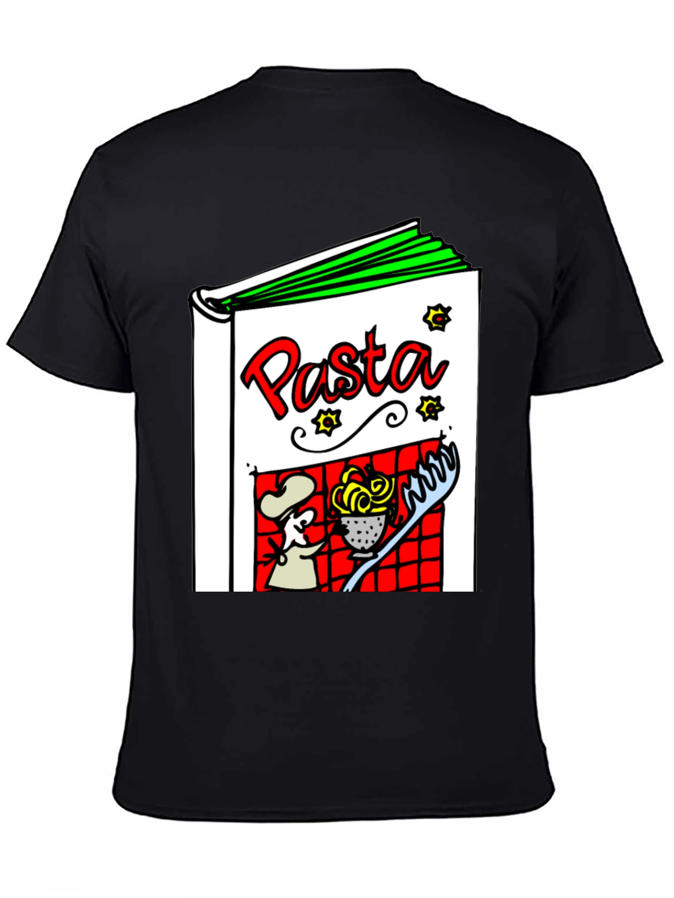 Pasta Cookbook Graphic T-Shirt - Unisex
