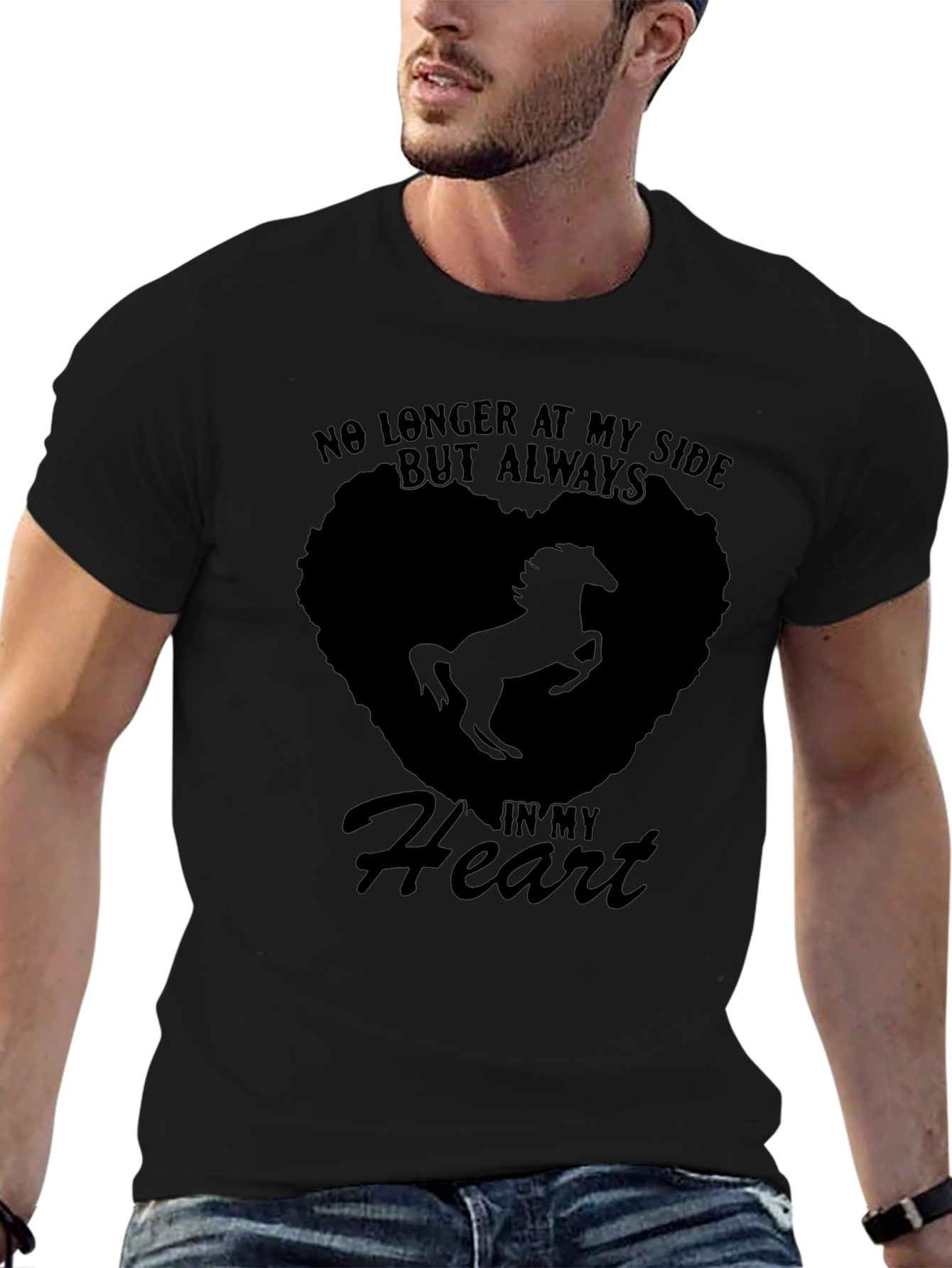 Horse Memorial T-Shirt: Always in My Heart