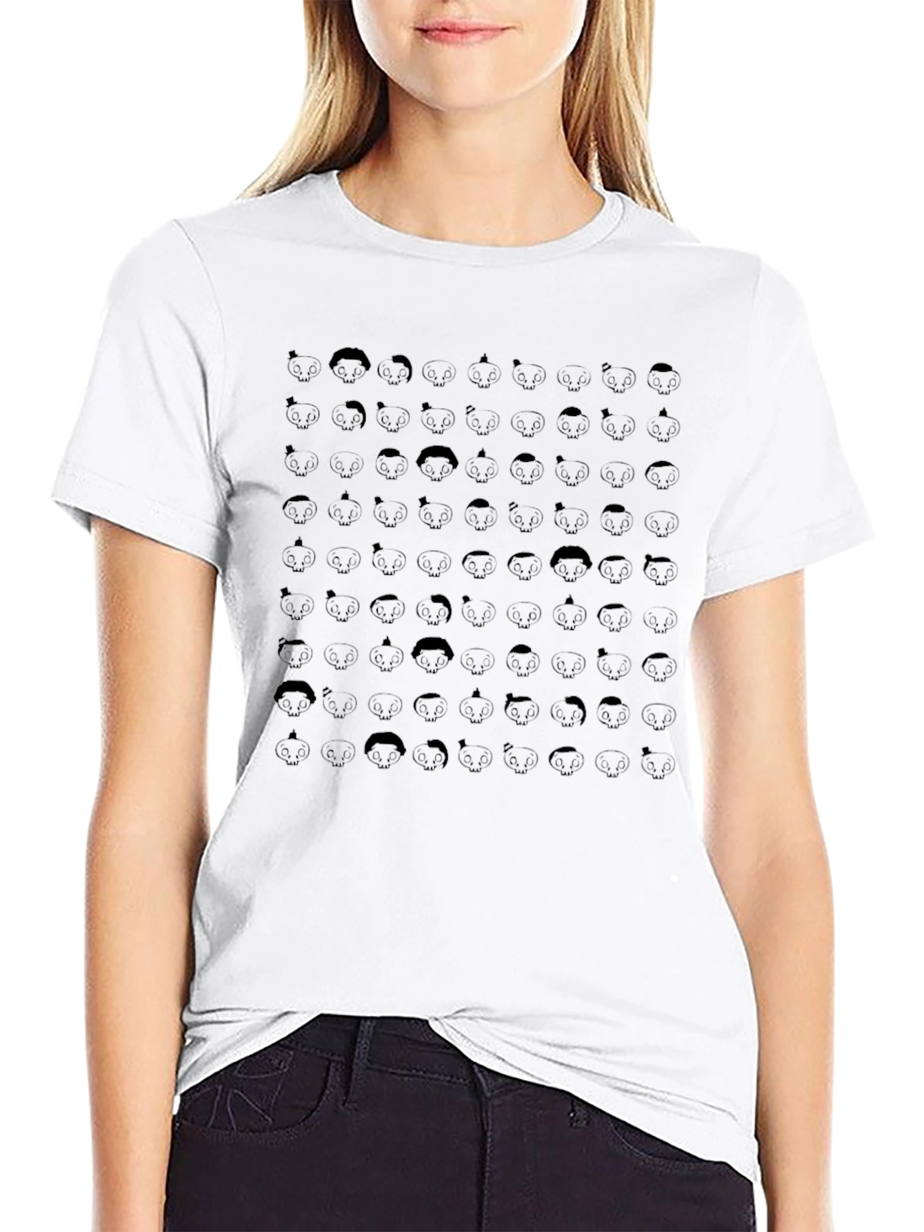 Graphic Print Mens Black T-Shirt