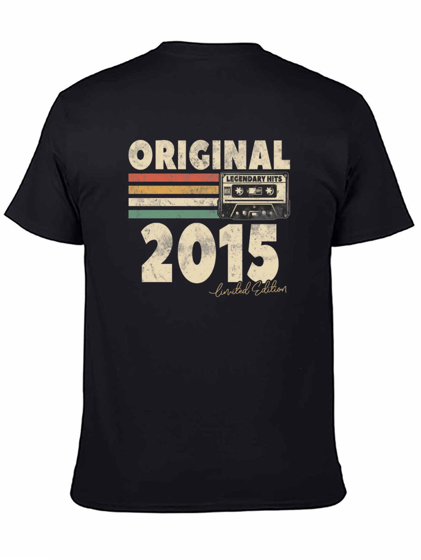 Original 2015 Legendary Hits Cassette Tape T-Shirt