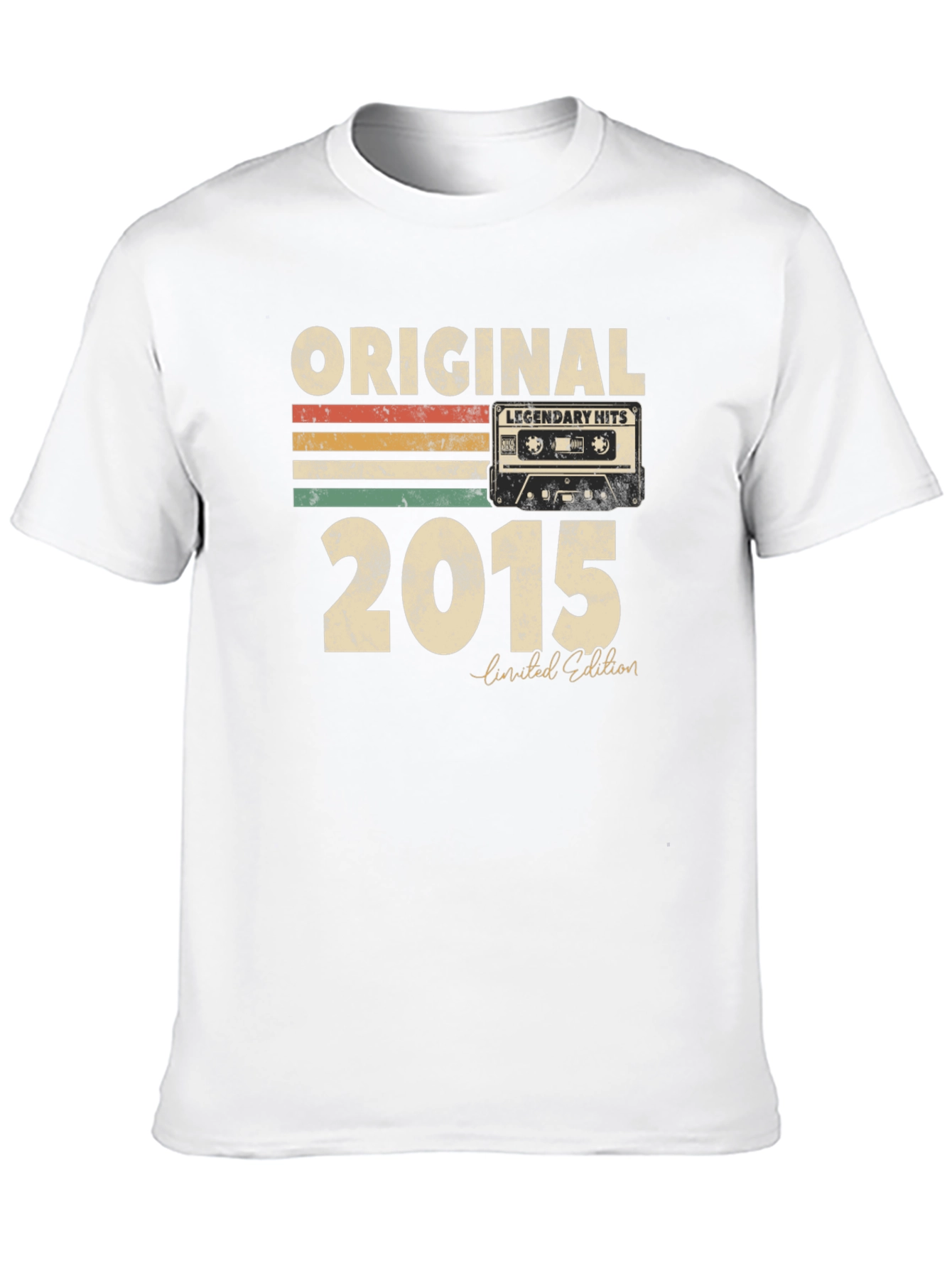 Original 2015 Legendary Hits Cassette Tape T-Shirt
